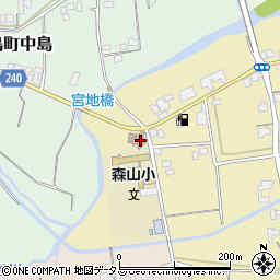 森山公民館周辺の地図