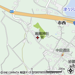 山口県防府市台道市西179-1周辺の地図