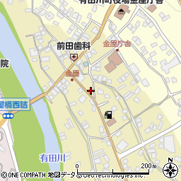 和歌山県有田郡有田川町金屋615-4周辺の地図