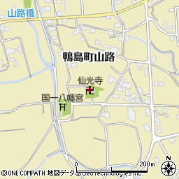 仙光寺周辺の地図