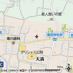 和歌山県有田郡有田川町天満730周辺の地図