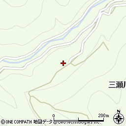 和歌山県有田郡有田川町三瀬川393周辺の地図