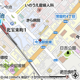 愛媛県今治市常盤町4丁目7-17周辺の地図