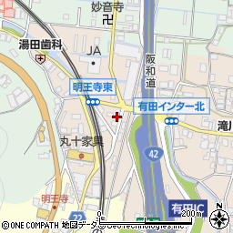 和歌山県有田郡有田川町天満816周辺の地図