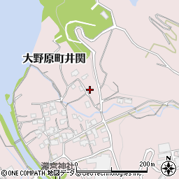 香川県観音寺市大野原町井関110周辺の地図