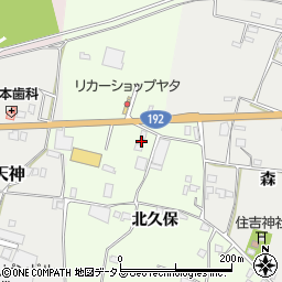 徳島県吉野川市川島町学北久保107周辺の地図