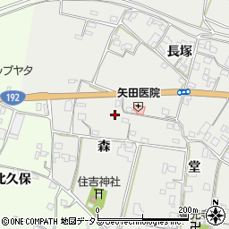 徳島県吉野川市川島町三ツ島森320周辺の地図