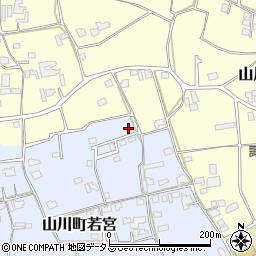 徳島県吉野川市山川町若宮176周辺の地図