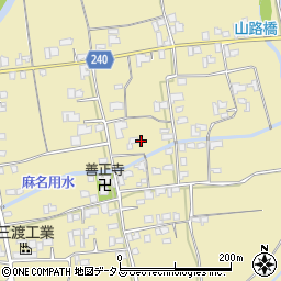 徳島県吉野川市鴨島町山路1226周辺の地図