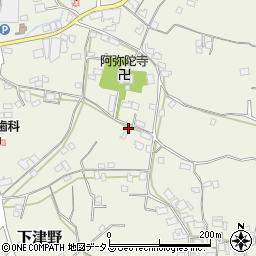 和歌山県有田郡有田川町下津野1338周辺の地図
