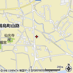 徳島県吉野川市鴨島町山路1560周辺の地図