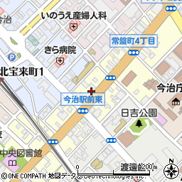 愛媛県今治市常盤町4丁目7-9周辺の地図
