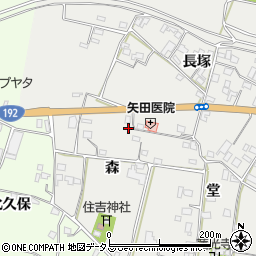 徳島県吉野川市川島町三ツ島森319周辺の地図