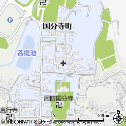 山口県防府市国分寺町周辺の地図
