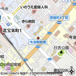 愛媛県今治市常盤町4丁目7-13周辺の地図