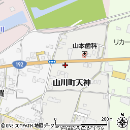 徳島県吉野川市山川町天神31周辺の地図
