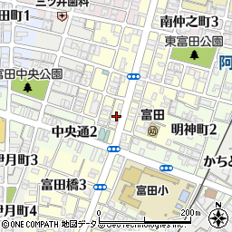 徳島富田橋郵便局 ＡＴＭ周辺の地図
