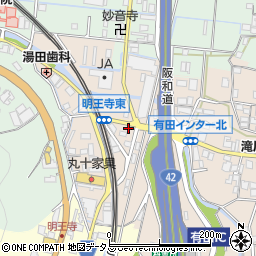 和歌山県有田郡有田川町天満805周辺の地図