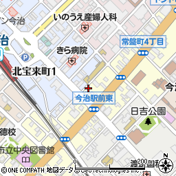 愛媛県今治市常盤町4丁目7-33周辺の地図