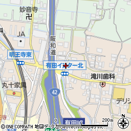 和歌山県有田郡有田川町天満65周辺の地図