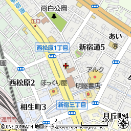 ワークマン周南店周辺の地図