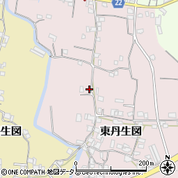 和歌山県有田郡有田川町東丹生図167周辺の地図