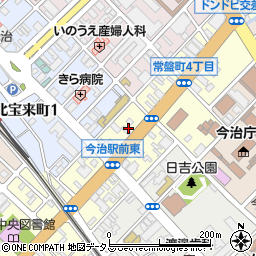 愛媛県今治市常盤町4丁目7-4周辺の地図
