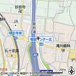 和歌山県有田郡有田川町天満56-1周辺の地図