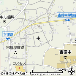 和歌山県有田郡有田川町下津野930周辺の地図