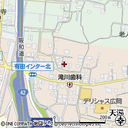 和歌山県有田郡有田川町天満758周辺の地図