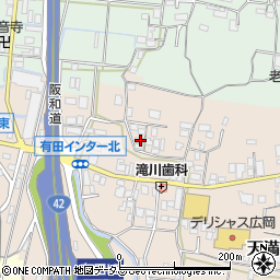和歌山県有田郡有田川町天満763周辺の地図