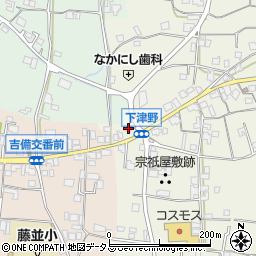 和歌山県有田郡有田川町下津野863周辺の地図