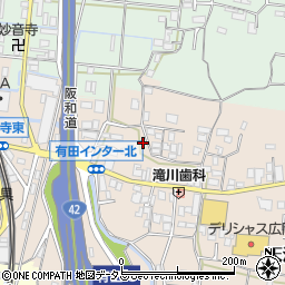 和歌山県有田郡有田川町天満789周辺の地図