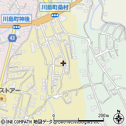 徳島県吉野川市川島町桑村178-64周辺の地図