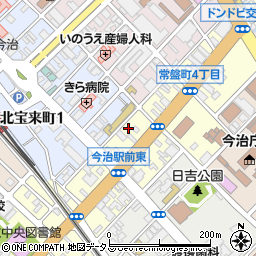 愛媛県今治市常盤町4丁目7-21周辺の地図