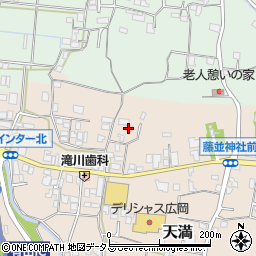 和歌山県有田郡有田川町天満743周辺の地図