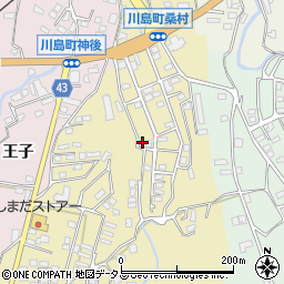 徳島県吉野川市川島町桑村198周辺の地図