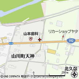 徳島県吉野川市山川町天神10周辺の地図