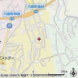 徳島県吉野川市川島町桑村178-62周辺の地図