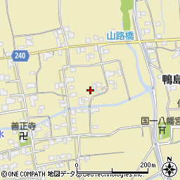徳島県吉野川市鴨島町山路1285周辺の地図