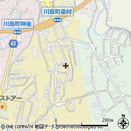 徳島県吉野川市川島町桑村178-53周辺の地図