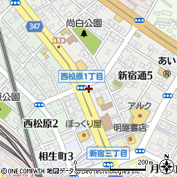 寿屋珈琲 徳山店周辺の地図