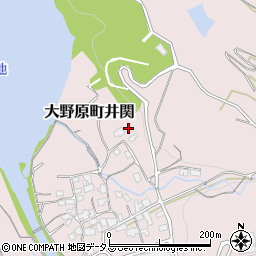 香川県観音寺市大野原町井関104周辺の地図