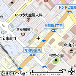 愛媛県今治市常盤町4丁目7-26周辺の地図