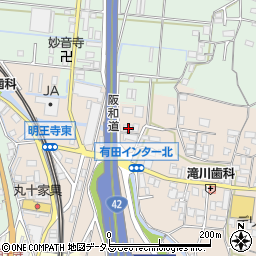和歌山県有田郡有田川町天満59周辺の地図