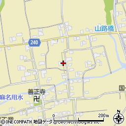徳島県吉野川市鴨島町山路1234周辺の地図