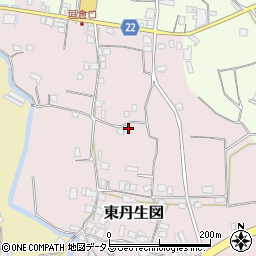 和歌山県有田郡有田川町東丹生図151周辺の地図