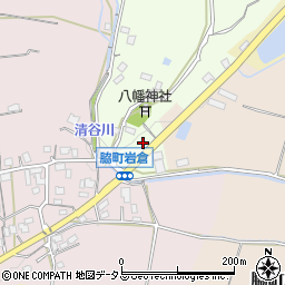 徳島県美馬市脇町東山周辺の地図