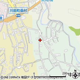 徳島県吉野川市川島町山田釿原15周辺の地図
