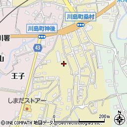 徳島県吉野川市川島町桑村301-10周辺の地図